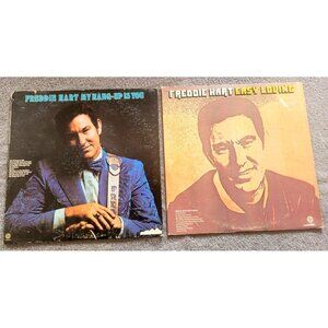 Freddie Hart My Hang Up Is You & Easy Loving LP Vinyl Record Album
